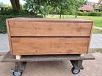 Massief eiken houten Badmeubel met ronde hoeken  1200 mm, Huis en Inrichting, Kasten | Ladekasten, 1 of 2 laden, Ophalen of Verzenden