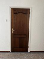 3 Eikenhouten deuren 83x201 cm, Doe-het-zelf en Verbouw, Deuren en Horren, Ophalen, Gebruikt, 80 tot 100 cm, Binnendeur