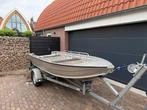 Boot met trailer (qwest), Watersport en Boten, Boottrailers, Ophalen, Minder dan 6 meter, Overige typen, Minder dan 1500 kg