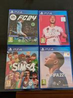 PS4 Spellen: FC24, FIFA 20, FIFA 22, Sims 4, Spelcomputers en Games, Games | Pc, Online, Ophalen of Verzenden, Zo goed als nieuw