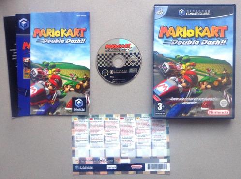Mario Kart Double Dash + VIP voor de Nintendo GameCube, Spelcomputers en Games, Games | Nintendo GameCube, Zo goed als nieuw, Ophalen of Verzenden
