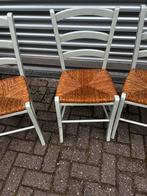 4 stuks antieke mintgroene stoeltjes, Ophalen of Verzenden