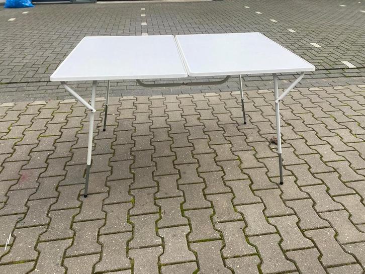 Compacte Campingtafel - Verstelbaar & Opvouwbaar, Caravans en Kamperen, Kampeermeubelen, Zo goed als nieuw, Campingtafel, Ophalen