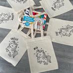 Kinderfeestje tasjes met thema afbeelding en naam, Ophalen of Verzenden, Nieuw, Overige typen, Verjaardag