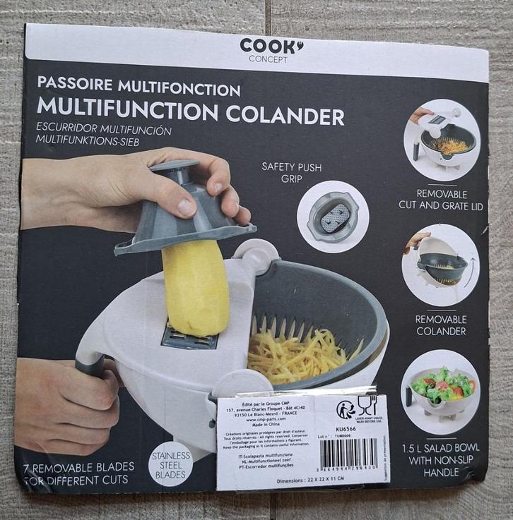 Multifunctionele vergiet-set, Huis en Inrichting, Keuken | Keukenbenodigdheden, Nieuw, Ophalen