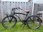 Zwarte Beachcruiser, Fietsen en Brommers, Fietsen | Cruisers en Lowriders, Cruiser, Aluminium, Ophalen of Verzenden, Zo goed als nieuw