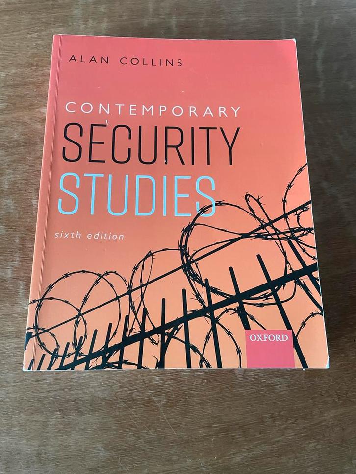 Contemporary Security Studies - Alan Collins, Boeken, Studieboeken en Cursussen, Zo goed als nieuw, HBO, Gamma, Ophalen of Verzenden
