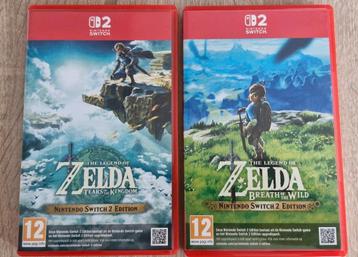 Switch 2 spellen Zelda BOW en TOK beschikbaar voor biedingen