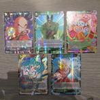 5x Dragon Ball Super Card Game glimmend, zgan, Ophalen of Verzenden, Zo goed als nieuw, Meerdere kaarten
