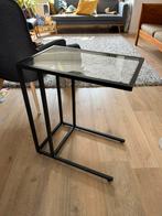 VITTSJÖ Laptophouder, zwartbruin/glas, 35x65 cm, Ophalen, Gebruikt