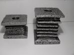 2 Vintage gesigneerde aluminium brutalist Ceysens kandelaars, Ophalen of Verzenden