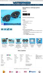 Hertz HV165 6.5'' midrange speakers 165mm, Auto diversen, Autospeakers, Gebruikt, Ophalen of Verzenden, Molenheideseweg 10A Mill, 5451 HD