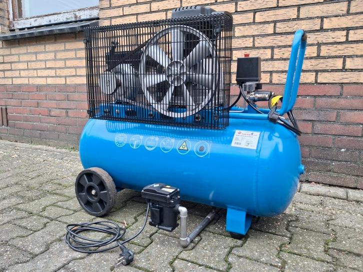 Airpress HL 340-90 Compressor – Automatische Condensaftap, Doe-het-zelf en Verbouw, Compressors, Zo goed als nieuw, 6 tot 10 bar
