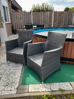 Wicker Tuinstoelen - Set van 2, Ophalen, Gebruikt, Wicker