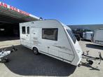 Elddis Odyssey 432 Aparte bedden xxl badkam., Caravans en Kamperen, Standaardzit, Elddis, Tot en met 2, Bedrijf