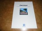 brochure Peugeot Partner Combi/Combispace  2001, Ophalen of Verzenden, Nieuw, Overige merken