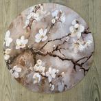 Muurcirkel bloesem – forex 40x40 cm, Nieuw, Ophalen of Verzenden, Info@demuurdecoratie.nl, 9076KA