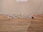 2x blokker lichtreclame, Verzamelen, Ophalen, ., Lichtbak of (neon) lamp, Zo goed als nieuw