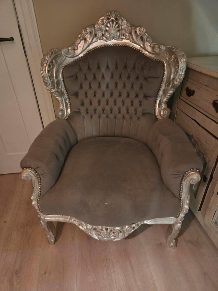 Mooie Barok Stijl Stoel, Antiek en Kunst, Antiek | Meubels | Stoelen en Banken, Ophalen of Verzenden
