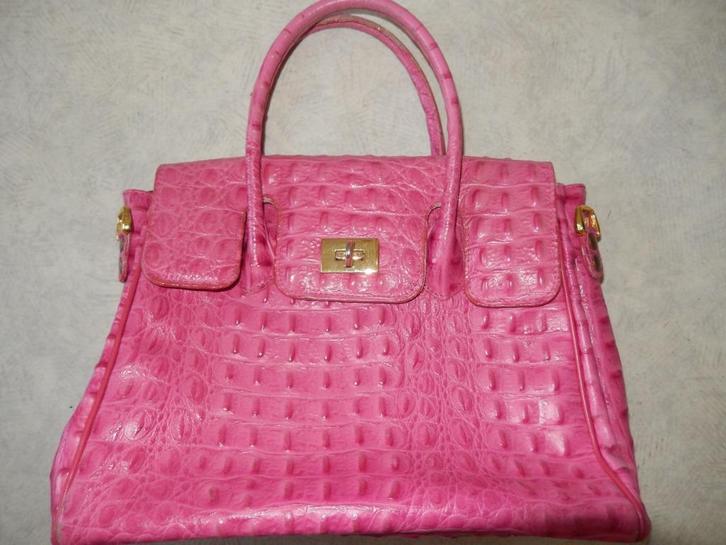 5x tas 100% leer Nardelli Cowboys Bag Assima Franse roze, Sieraden, Tassen en Uiterlijk, Tassen | Damestassen, Zo goed als nieuw