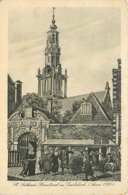 (304-207-011) Amsterdam St Antonie Breestraat m. Zuiderkerk, Verzamelen, Ansichtkaarten | Nederland, Noord-Holland, Verzenden
