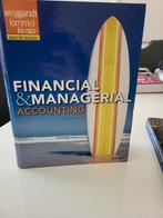 Financial & managerial accounting, Boeken, Overige uitgevers, Ophalen of Verzenden, Zo goed als nieuw