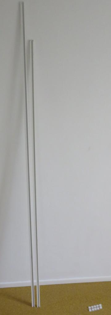 artiteq click rail schilderijrails 180 plus 202 cm, Huis en Inrichting, Woonaccessoires | Schilderijen, Tekeningen en Foto's, Zo goed als nieuw