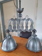 Henders en Hazel hanglamp.Zware metalen lamp., Ophalen, Zo goed als nieuw, Industriëel metaal, 75 cm of meer