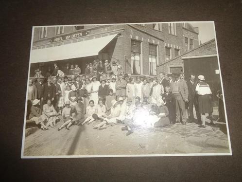 Volendam antieke foto Hotel van Diepen antiek, Verzamelen, Foto's en Prenten, Gebruikt, Foto, Overige onderwerpen, Voor 1940, Verzenden