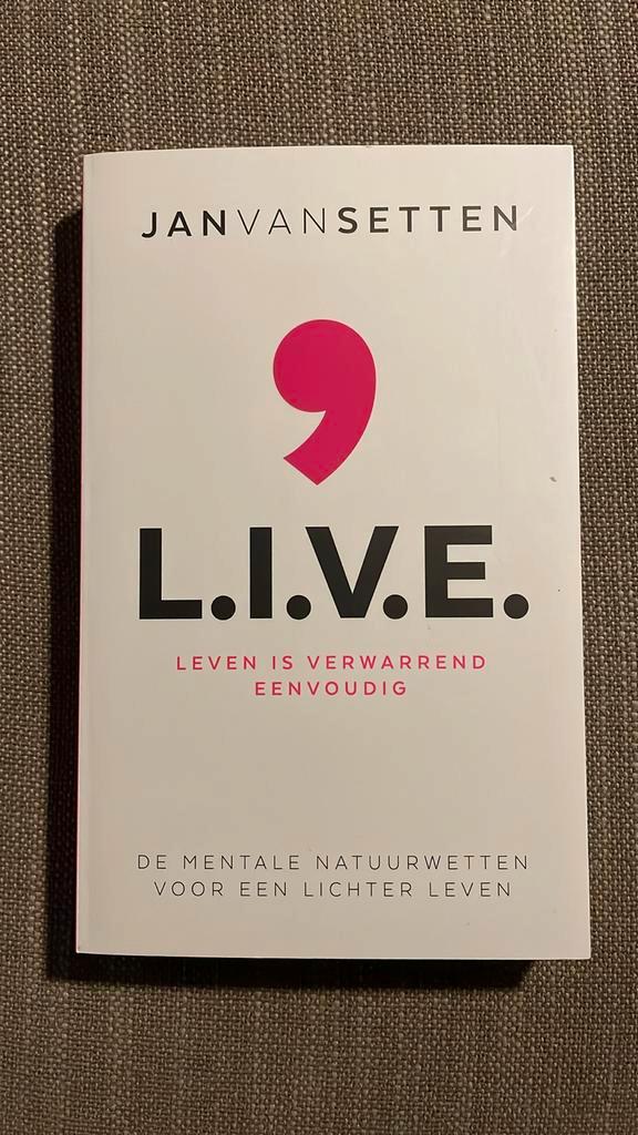 Jan van Setten - L.I.V.E, Boeken, Advies, Hulp en Training, Zo goed als nieuw, Ophalen of Verzenden