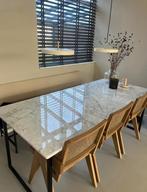 Marmeren tafel, Ophalen, Overige materialen, 50 tot 100 cm, Zo goed als nieuw