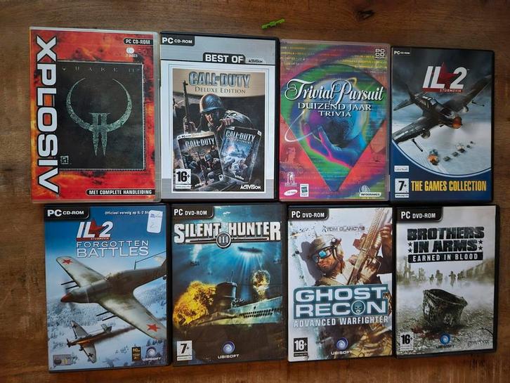 Oude PC Games - Klassiekers!, Spelcomputers en Games, Games | Pc, Gebruikt, Shooter, 1 speler, Vanaf 16 jaar, Online, Ophalen of Verzenden