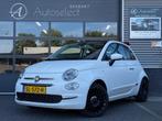 Fiat 500 C 0.9 TwinAir Turbo Lounge Cabrio Clima Navi, Stof, Gebruikt, Cabriolet, Wit