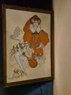 Spiegel Mary Art Nouveau, Ophalen of Verzenden, Rechthoekig, Minder dan 50 cm