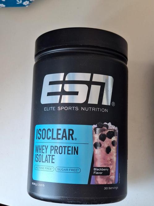 ESN isoclear whey protein isolate blulackberry nieuw, Sport en Fitness, Gezondheidsproducten en Wellness, Nieuw, Poeder of Drank