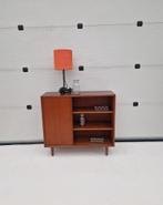 Vintage wandkastje met deurkast en open vak, 100cm, Ophalen, Overige materialen, ., 50 tot 100 cm