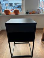 Ikea Vikhammer nachtkastje zwart, Ophalen, Gebruikt, Minder dan 45 cm, 55 tot 70 cm