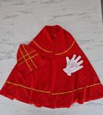 Hema Sinterklaas cape + mijter + handschoen maat 110-128, Kinderen en Baby's, Carnavalskleding en Verkleedspullen, Ophalen, Zo goed als nieuw