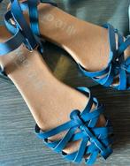 Dames leren sandaaltjes, Ophalen of Verzenden, Zo goed als nieuw, Sandalen of Muiltjes