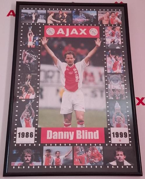 Ajax fotocollage carrière en afscheid Danny Blind, Verzamelen, Sportartikelen en Voetbal, Gebruikt, Overige typen, Ajax, Ophalen of Verzenden