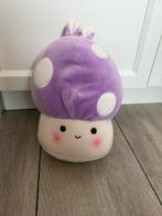 Schattige paarse paddenstoel knuffel met oortjes van Miniso, Ophalen of Verzenden, Zo goed als nieuw, Overige typen