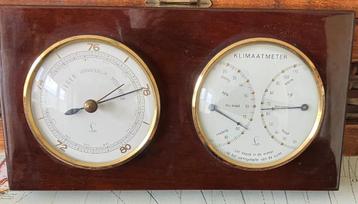 Vintage barometer en klimaatmeter Lufft beschikbaar voor biedingen