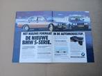 Reclame (uit oud tijdschrift) BMW E28/ 5-Serie (1983), Verzamelen, Auto's, Gebruikt, Verzenden