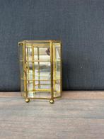 Klein koper vitrine kastje, Huis en Inrichting, Kasten | Vitrinekasten, Ophalen, Minder dan 50 cm, Zo goed als nieuw, Minder dan 25 cm