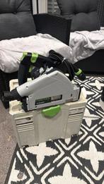 Festool invalzaag TS 55 REBQ PLUS, Invalzaag, Ophalen of Verzenden, Zo goed als nieuw, 30 tot 70 mm