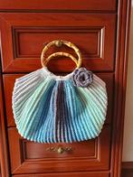 gehaakte tas, Sieraden, Tassen en Uiterlijk, Tassen | Damestassen, Ophalen of Verzenden, Nieuw, Blauw, Handtas