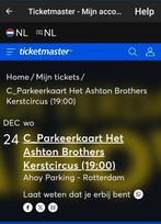 Parkeren ahoy Ashton brothers 24 dec, Eén persoon