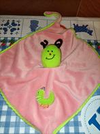 Rabobank Rups Ikke knuffeldoekje roze met groen, Ophalen of Verzenden, Zo goed als nieuw, Overige typen