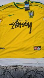 Stussy x Nike Brasil Shirt - Nieuw!, Kleding | Dames, Maat 38/40 (M), Geel, Overige typen, Nike