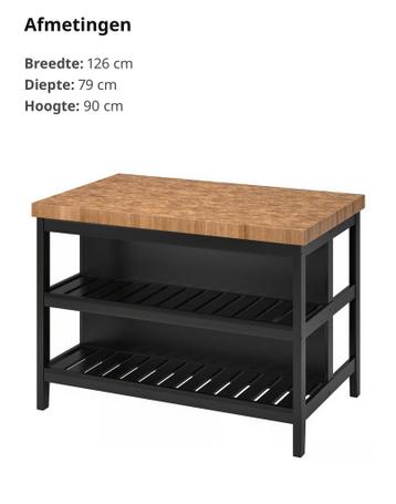 Ikea vadholma werk eiland - afbeelding 4